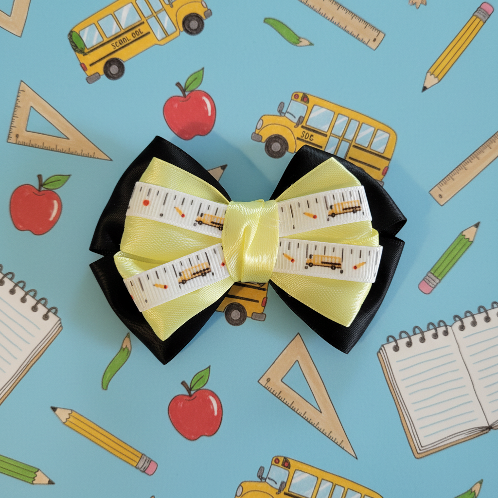 School bus bows