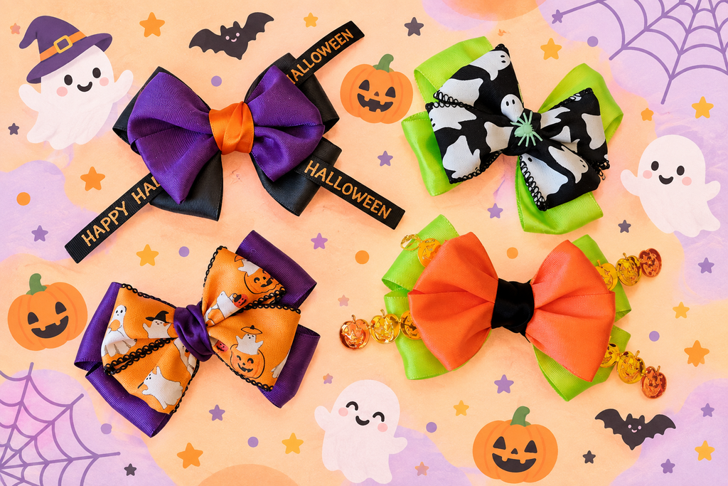 Halloween Favorites 4-Pack | Kids Hair Bow Bundle