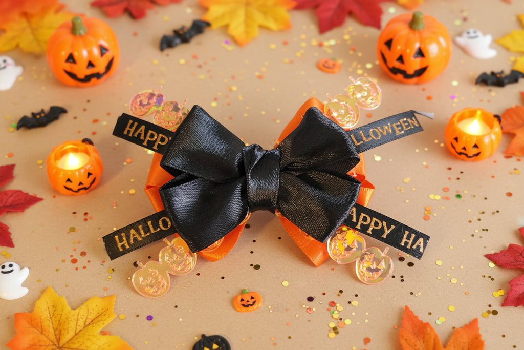 Fancy Happy Halloween bow